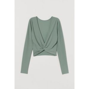 Bluza in V la spate
