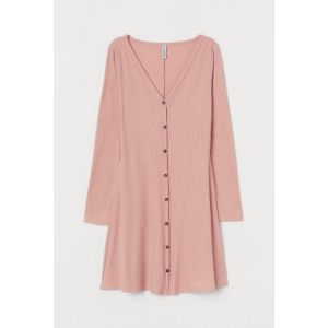 Rochie de jerseu in V