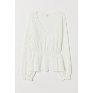 Bluza in V cu fronseuri