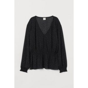 Bluza in V cu fronseuri