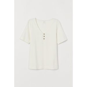 Bluza de jerseu in V