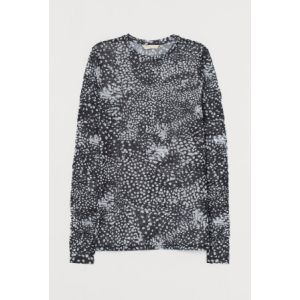 Bluza de plasa cu motive