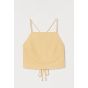 Top cropped cu spatele gol