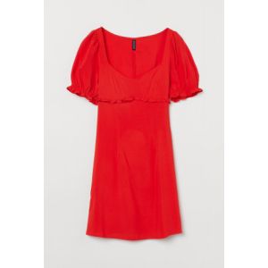 Rochie cu maneci bufante