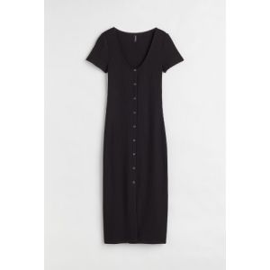 Rochie de jerseu reiata