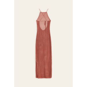Rochie de plaja tricotata cu model pointelle