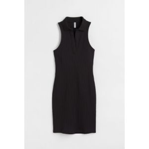 Rochie reiata cu guler