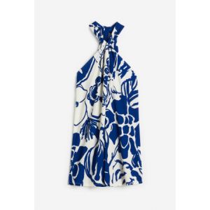 Rochie in forma de A cu bretea la gat