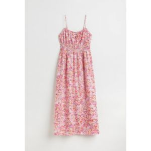 Rochie de bumbac cu fronseuri