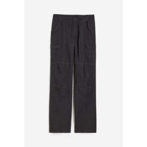 Pantaloni cargo cu talie joasa