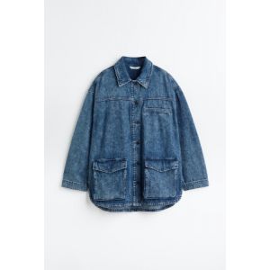 Jacheta tip camasa din denim