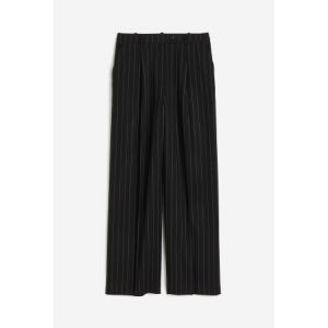 Pantaloni largi din twill