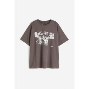 Tricou supradimensionat cu imprimeu