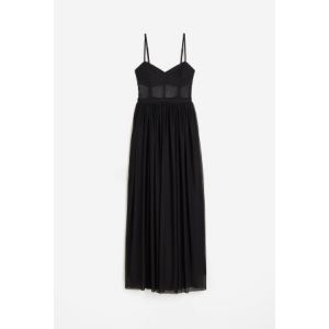 Rochie maxi din plasa stil corset