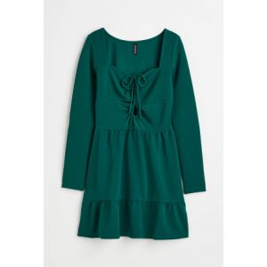 Rochie din crep cu snur