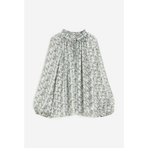 Bluza din crep cu volane