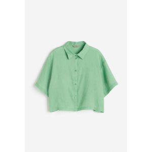 Camasa cropped din in