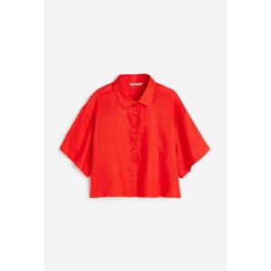 Camasa cropped din in