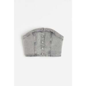 Top tip bustiera din denim