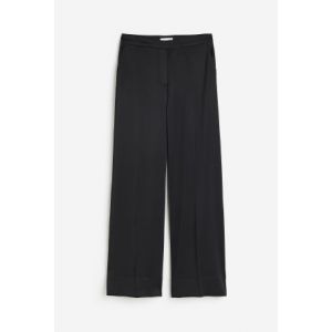Pantaloni largi din satin