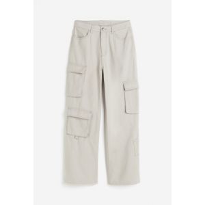 Pantaloni cargo din twill