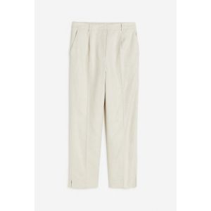 Pantaloni eleganti din amestec de in