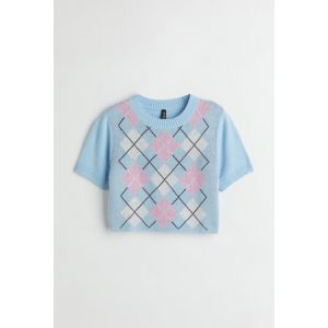 Bluza cropped tricotata