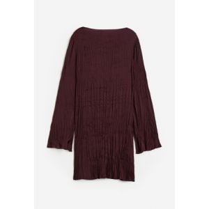 Rochie plisata din satin