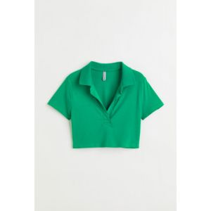Top cropped cu guler