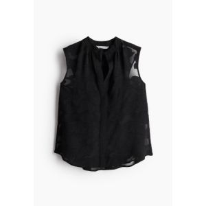 Bluza din tesatura jacard fara maneci