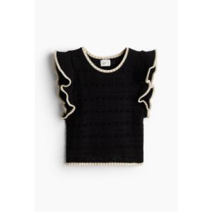 Top tricotat cu model pointelle