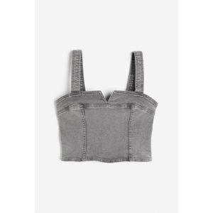 Top tip corset din denim
