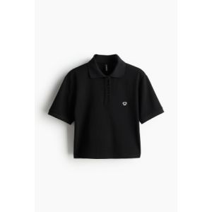 Tricou polo scurt din pique