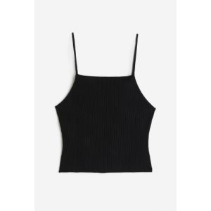 Top tricotat reiat cu bretele