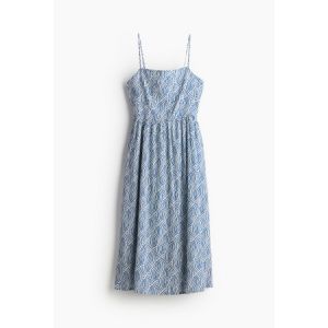 Rochie midi din amestec de in