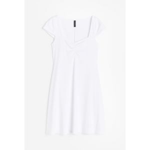 Rochie de jerseu cu maneci-capac
