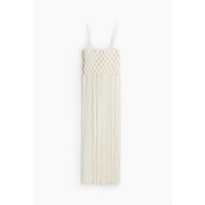 Rochie din plasa cu franjuri