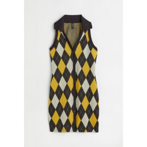 Rochie tricotata jacard