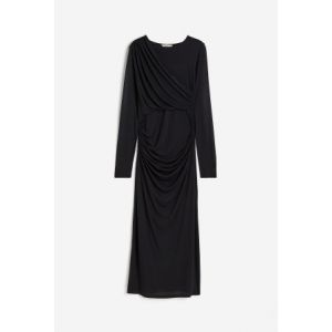 Rochie drapata din jerseu