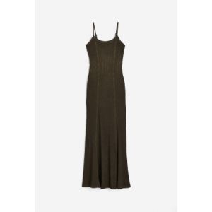 Rochie maxi reiata cu aspect prespalat