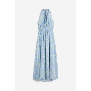 Rochie lunga cu bretea la gat