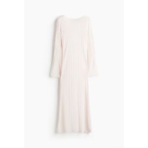 Rochie mulata din tricot reiat transparent