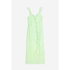 Rochie de sifon cu volane