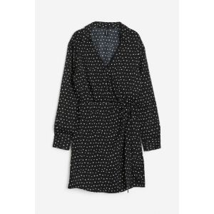 Rochie tip camasa petrecuta din satin