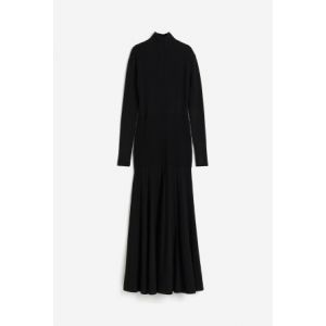 Rochie maxi cu fusta plisata