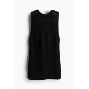 Rochie tricotata cu model pointelle