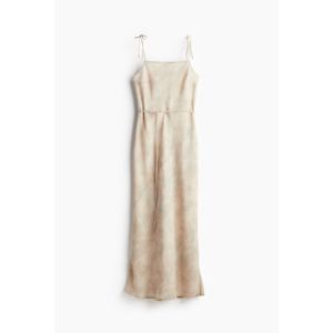 Rochie tip furou din sifon cu bretele innodate