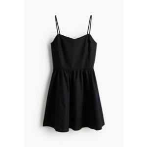 Rochie de bumbac cu fusta evazata