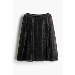 Bluza din plasa cu paiete