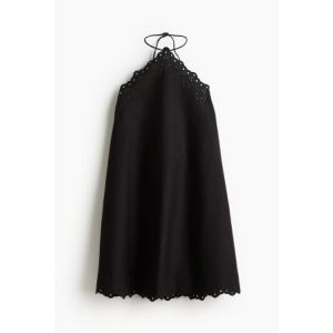 Rochie de plaja cu broderie englezeasca